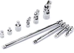 10 Pieces Drive Tool Accessory Set, Includes Socket Adapters, Extension Bars And. Fixed Price $22.99.