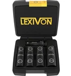 Lexivon Lug Nut Impact Socket Set, 1/2-inch Drive Innovative 8-in-4 Flip So.... Fixed Price $35.63.