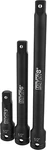 Lexivon 1/2-inch Drive Impact Extension Bar Set, Cr-v, 3-piece, 3" 6" & 8". Fixed Price $19.62.