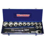 Westward 42w522 1" Drive Socket Wrench Set Sae 17 Pieces 1 7/16 In To 2 1/2. Fixed Price $496.99.