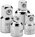 Bates Impact Socket Adapter And Reducer Set, 4 Pcs - 1/2 To Pcs, Silver. Fixed Price $11.48.