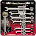 Apex 9417 7 Piece Metric Ratcheting Gearwrench Combination Wrench Set. Fixed Price $46.99.