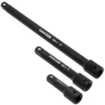 Dakcos 3 Pcs Impact Extension Bar Set 1/2" Drive Socket Extensions 3"-5"-10". Fixed Price $25.99.