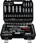 Piripara 108 Piece Mechanics Tool Set Metric And Standard 1/4" & 1/2" Socket. Fixed Price $97.86.