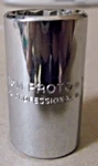 Proto Professional 5415m Shallow Socket 12pt 1/2 Drive 15mm Made In Usa. Fixed Price $10.00.