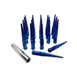 Set Of 32 M14x2 Blue Spike Lug Nuts With 1 Socket Key, Hunting Horse 6" Lengt.... Fixed Price $160.00.