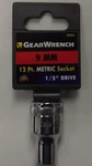 Gearwrench 80806 9mm 1/2" Drive 12 Point Socket. Fixed Price $3.00.