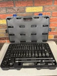 Quinn 58680 61 Piece 1/2" Drive Sae & Metric Master Impact Socket Set W. Case. Fixed Price $134.99.