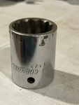 Cornwell 3/4" Drive 1-1/8" Chrome Socket T-5136 12 Pt Usa. Fixed Price $21.99.