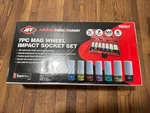 American Forge & Foundry 58007 Mag Wheel Socket Set Coated Impact Sockets. Fixed Price $49.95.