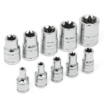 Powerbuilt 10 Pc. E-torx Socket Set, From E4 To E18 -. Fixed Price $22.95.