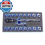 Michaelpro Mp001001 3/8 Inch Drive Socket Wrench Set 20-piece 12-point. Fixed Price $66.48.