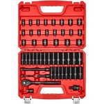 Vevor 3/8" Drive Impact Socket Set, 50-piece Standard Sae (5/16 Red & Black. Fixed Price $69.99.
