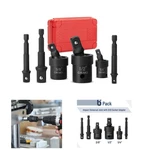 Bates 6-piece Impact Universal Joint Socket Adapter Set - Durable Chrome Steel. Fixed Price $16.63.