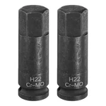 Harfington 2pcs H22 (22mm) Hex Impact Bit Socket 1/2" Drive Sockets 22mm. Fixed Price $23.58.