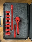 Knipex 98 99 11 S5, 10 Pc Socket Set, 1/2" Drive, Sae-1000v Insulated. Fixed Price $200.00.