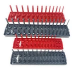 New Hansen Usa 1/4" & 3/8" Dr. Sae Metric Socket Storage Trays - 4 Piece Set. Fixed Price $29.95.