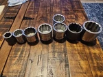 8x 3/4" Drive Sockets, 2-1/4", 2', 2x 1-7/8", 1-13/16, 1-3/4, 1-5/16, 15/16 Fs. Fixed Price $72.99.