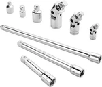 Valuemax 9 Pcs Socket Accessory Set 3/8" Drive Extension Bar Chrome Plated. Fixed Price $25.99.