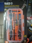 Klein Tools 65238 Essential Deep-well Heavy-duty Flip Socket Set, Sae New. Fixed Price $39.98.