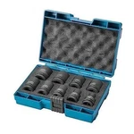 Makita 9pc Metric Impact Socket Set 1/2" Square Drive B-66232. Fixed Price $96.28.