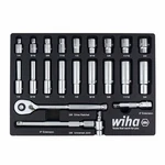 Wiha 33796 22 Piece 3/8" Drive Professional Standard And Deep Socket Tray Set. Fixed Price $100.99.