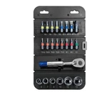 Big Red Screwdriver Bit Holder Sets With 72-tooth Reversible Ratchet, 23-piec.... Fixed Price $19.41.