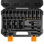 Boen Pro 20-piece 1/2" Drive Deep Impact Sae Socket Set, 3/8"-1-1/4", Cr-mo &.... Fixed Price $70.82.