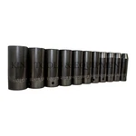 New King 1/2" Dr Drive Deep Impact Socket Set Sae 12pc Made In Taiwan. Fixed Price $28.95.