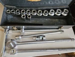 Wright Tools Usa 3/4 Drive 12 Point Socket Sae - 7/8 To 2 Size + Case -19pcs. Fixed Price $225.00.