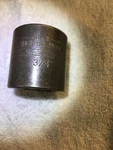Apex 5624-d 3/4 8 Pt Socket 1/2 Drive. Fixed Price $11.10.