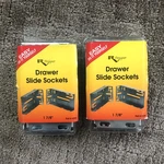 2 Sets Of Rv Designer H325 Metal Drawer Slide Socket 1-7/8 Inch Per Pack. Fixed Price $10.97.