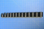 Williams 13 Pc (7-19mm) 3/8" Drive 6-point Metric Shallow Socket Set On Rail. Fixed Price $79.00.