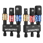 Workpro 6pc Impact Grade Socket Adapter Set 1/4" 3/8 1/2 Dr Extension Driver Bit. Fixed Price $15.39.