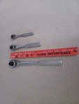 Vintage Craftsman Usa 3 Piece Ratchet 1/4 3/8 1/2 Drive 44975 43185 Oil Port. Fixed Price $88.00.