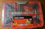 Black & Decker 100pc Drilling And Screwdriving Set #71-732. Fixed Price $25.00.