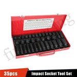 35pcs 1/2 Inch Drive Deep Impact Socket Tool Set Metric Garage Workshop Tools. Fixed Price $46.60.