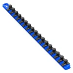 18inch Magnetic Socket Organizer With 17 1/2inch Twist Lock Clips Blue 8405mblu. Fixed Price $27.17.